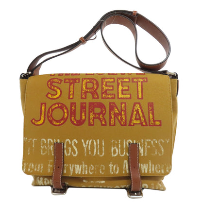 LOEWE Messenger bag Shoulder Bag Canvas CalfLadies [Used]