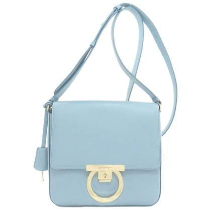 Salvatore Ferragamo GanciniHardware Shoulder Bag Leather Ladies [Used]