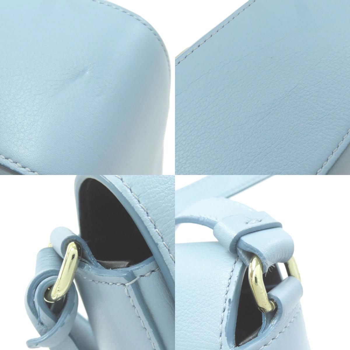 Salvatore Ferragamo GanciniHardware Shoulder Bag Leather Ladies [Used]