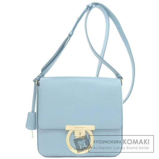 Salvatore Ferragamo GanciniHardware Shoulder Bag Leather Ladies [Used]