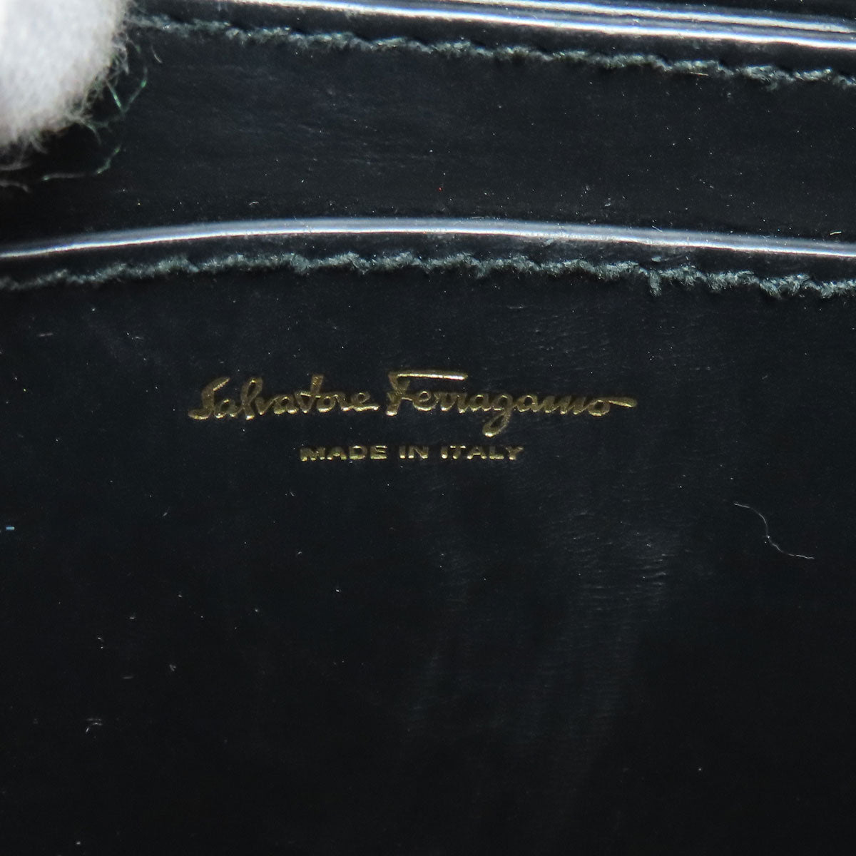 Salvatore Ferragamo GanciniHardware Shoulder Bag Leather Ladies [Used]