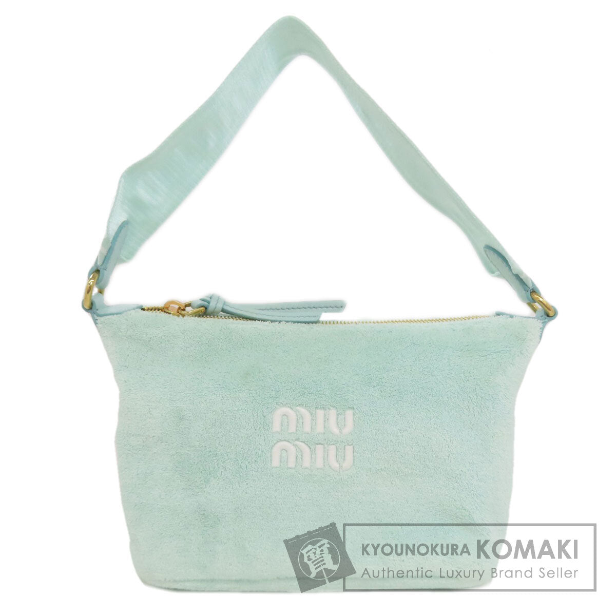 MIUMIU logo mini bag Handbag pile Ladies [Used]