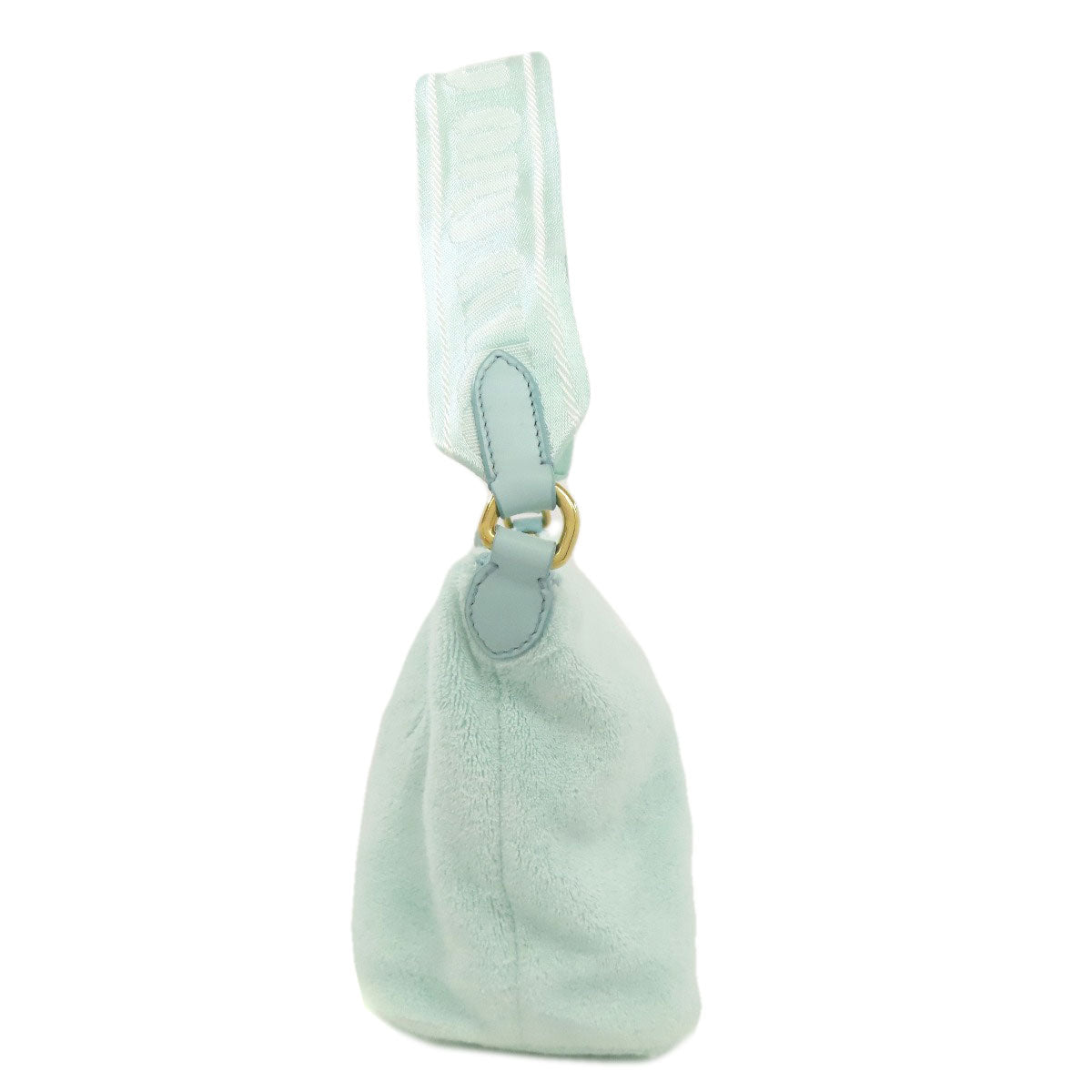 MIUMIU logo mini bag Handbag pile Ladies [Used]