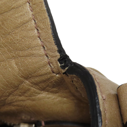 MIUMIU logo Shoulder Bag Leather Ladies [Used]