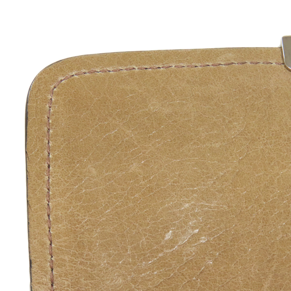 MIUMIU logo Shoulder Bag Leather Ladies [Used]