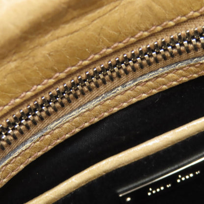 MIUMIU logo Shoulder Bag Leather Ladies [Used]