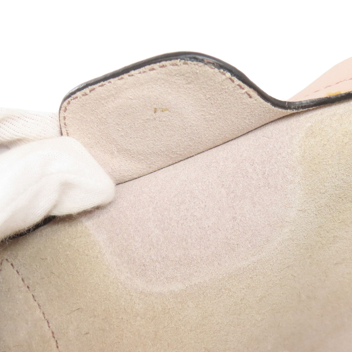 MIUMIU logo Tote Bag Leather Ladies [Used]