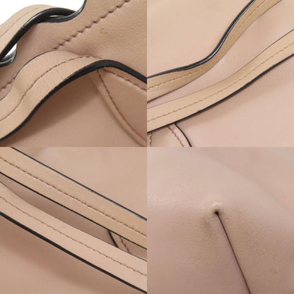 MIUMIU logo Tote Bag Leather Ladies [Used]