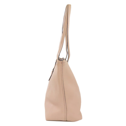 MIUMIU logo Tote Bag Leather Ladies [Used]