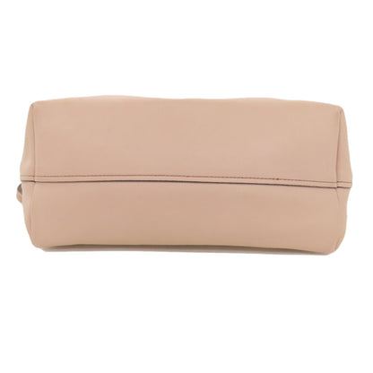 MIUMIU logo Tote Bag Leather Ladies [Used]