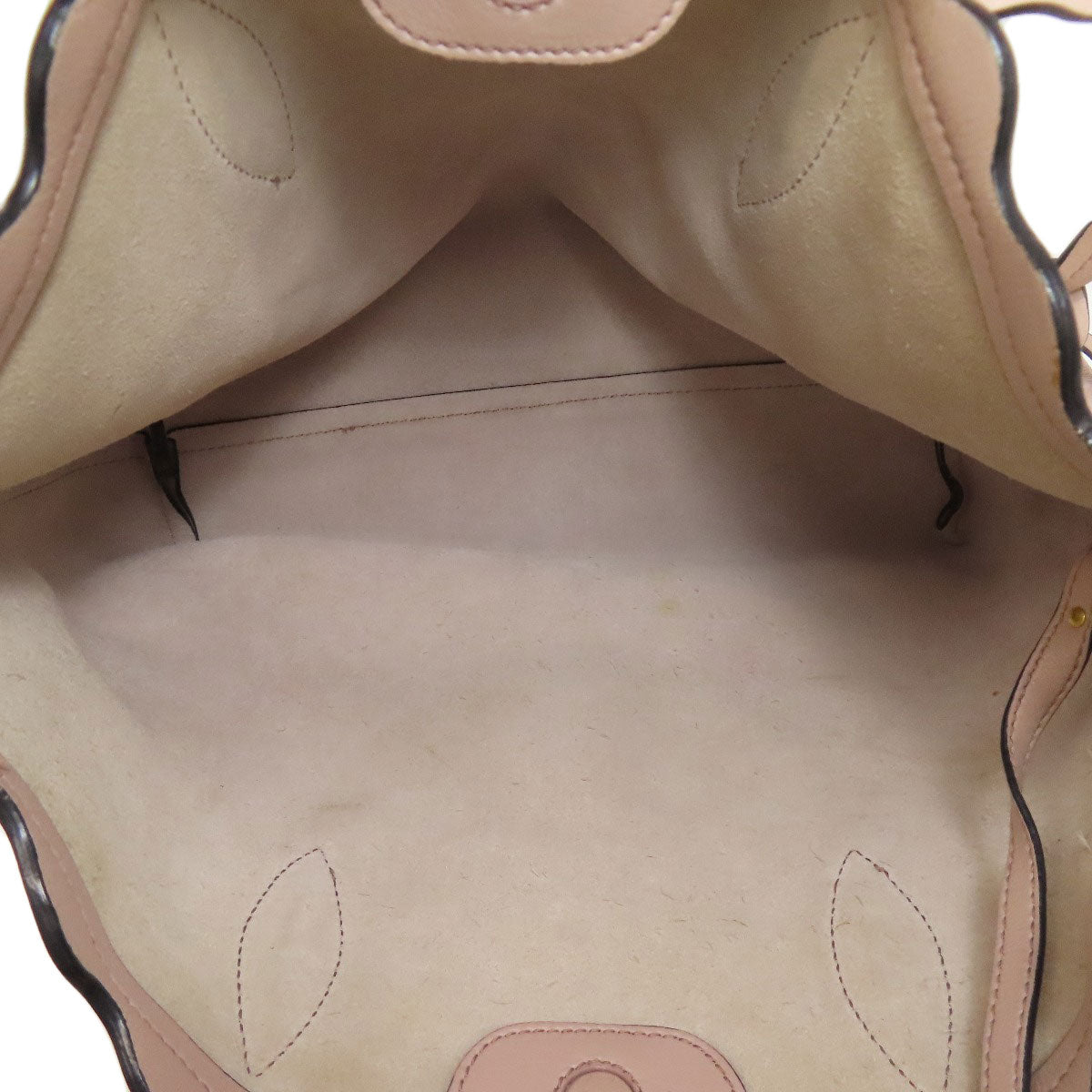 MIUMIU logo Tote Bag Leather Ladies [Used]