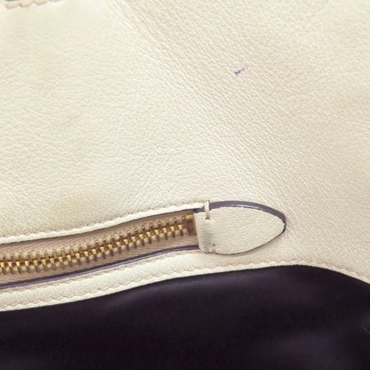 MIUMIU logo Tote Bag Leather Ladies [Used]