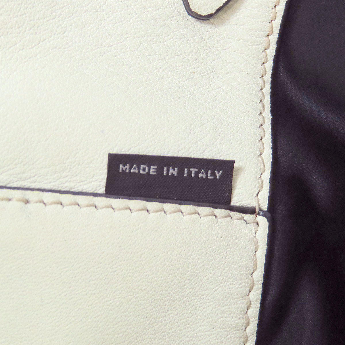 MIUMIU logo Tote Bag Leather Ladies [Used]