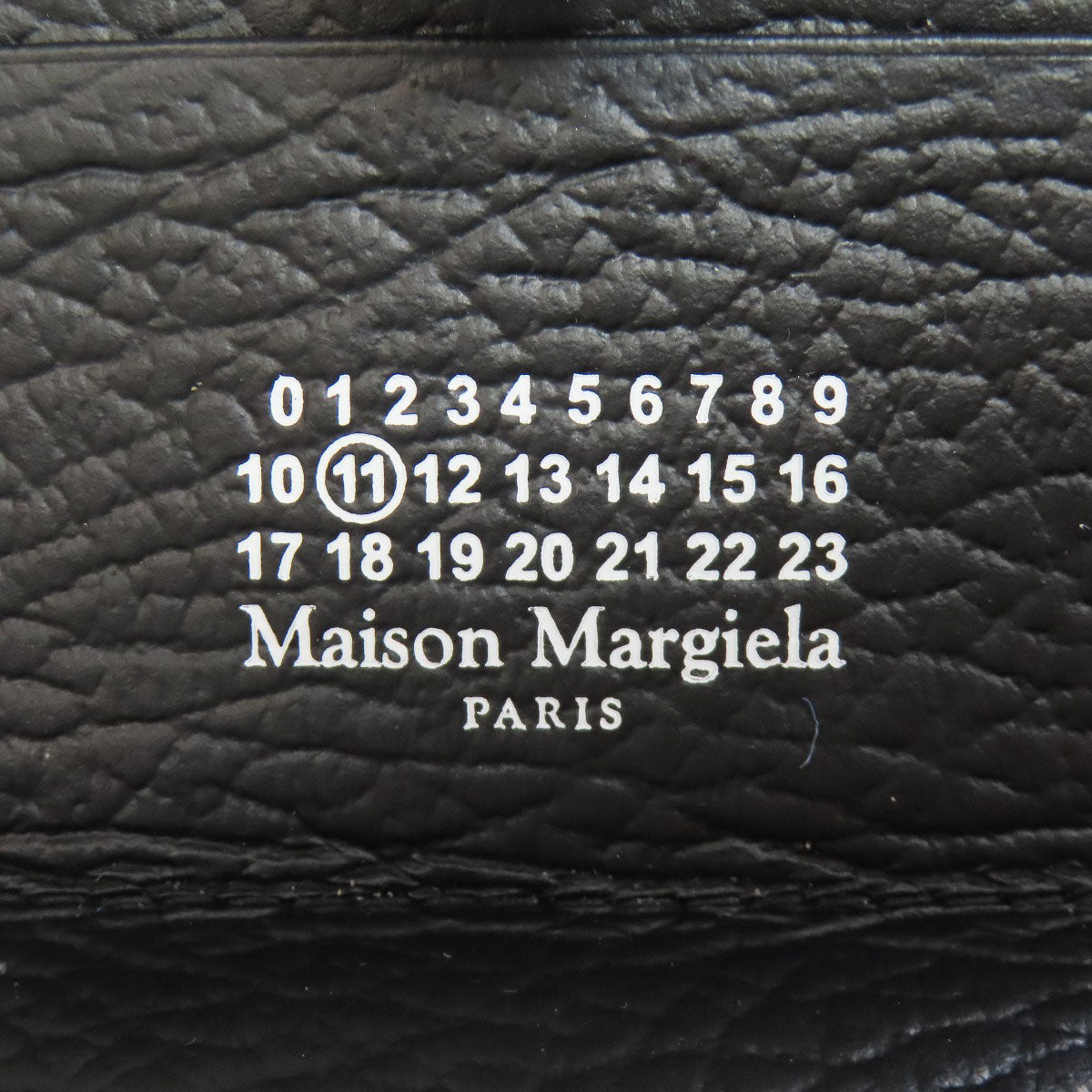 MaisonMargiela logo Bifold Wallet with Coin Pocket Calf Ladies [Used]
