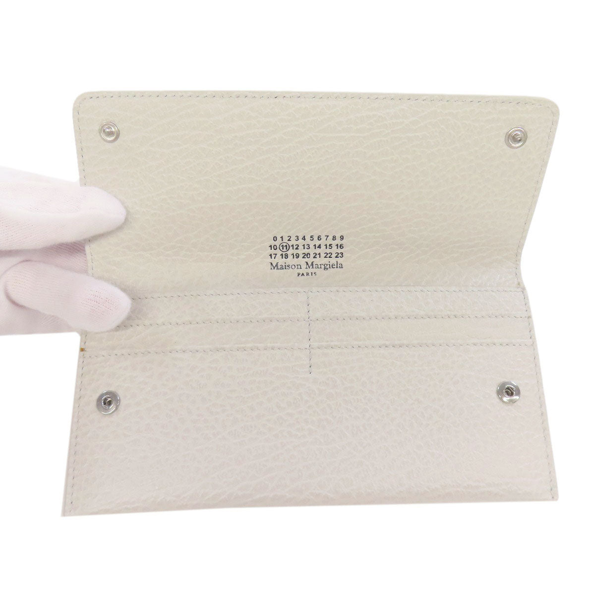 MaisonMargiela Multi-case Wrist Handle Accessory pouch Leather Ladies [Used]
