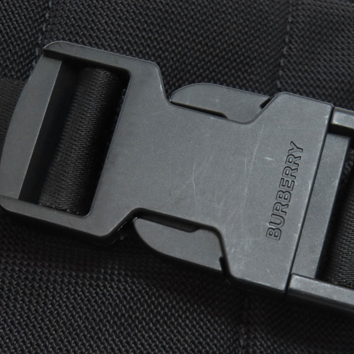 BURBERRY logo Hip bag, waist bag Nylon Ladies [Used]