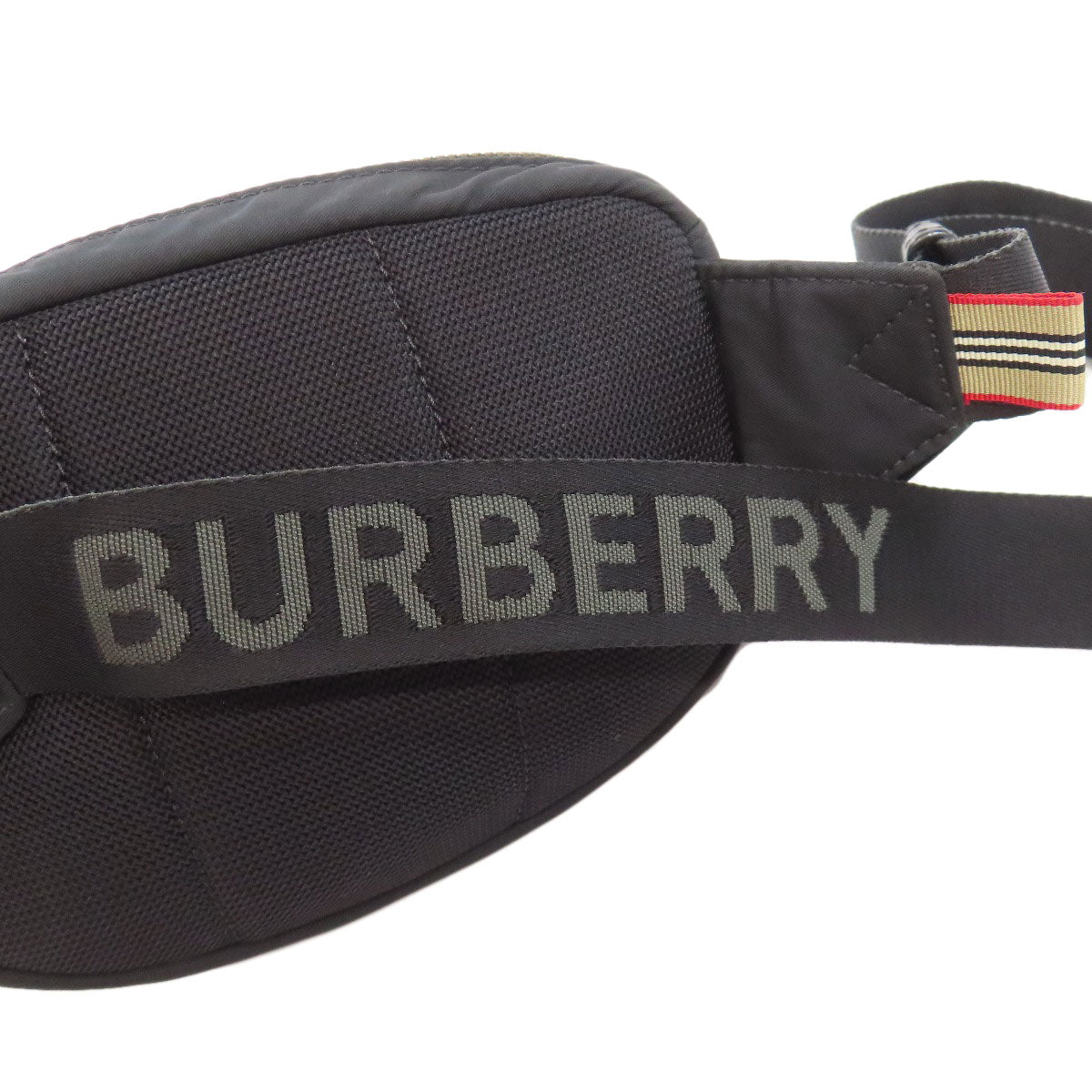 BURBERRY logo Hip bag, waist bag Nylon Ladies [Used]