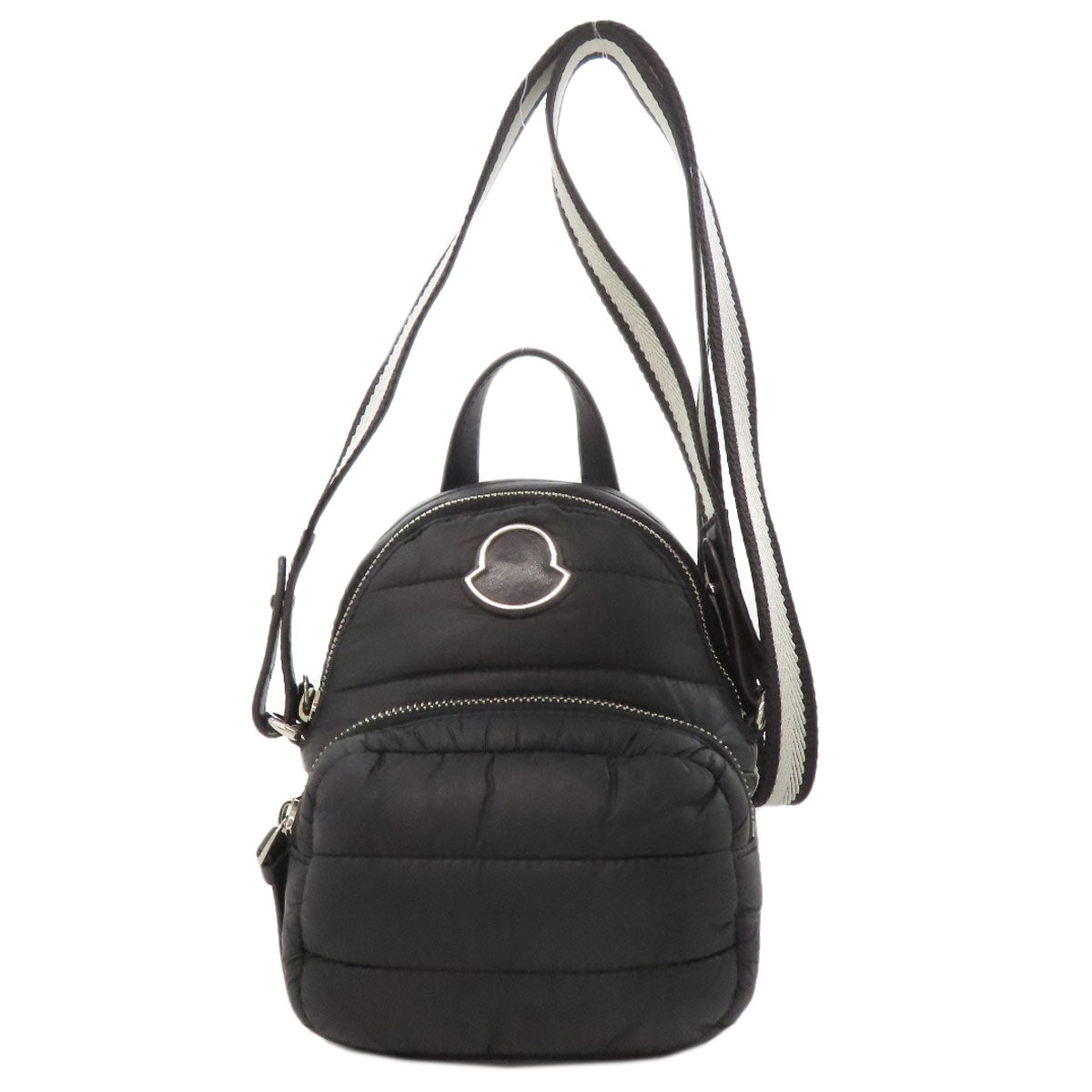 MONCLER logo Shoulder Bag Nylon Ladies [Used]