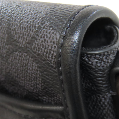 COACH CU202 League Messenger Signature Shoulder Bag PVC Ladies [Used]