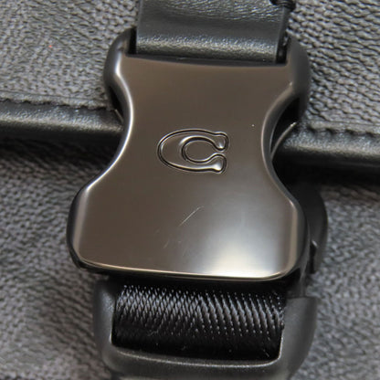 COACH CU202 League Messenger Signature Shoulder Bag PVC Ladies [Used]