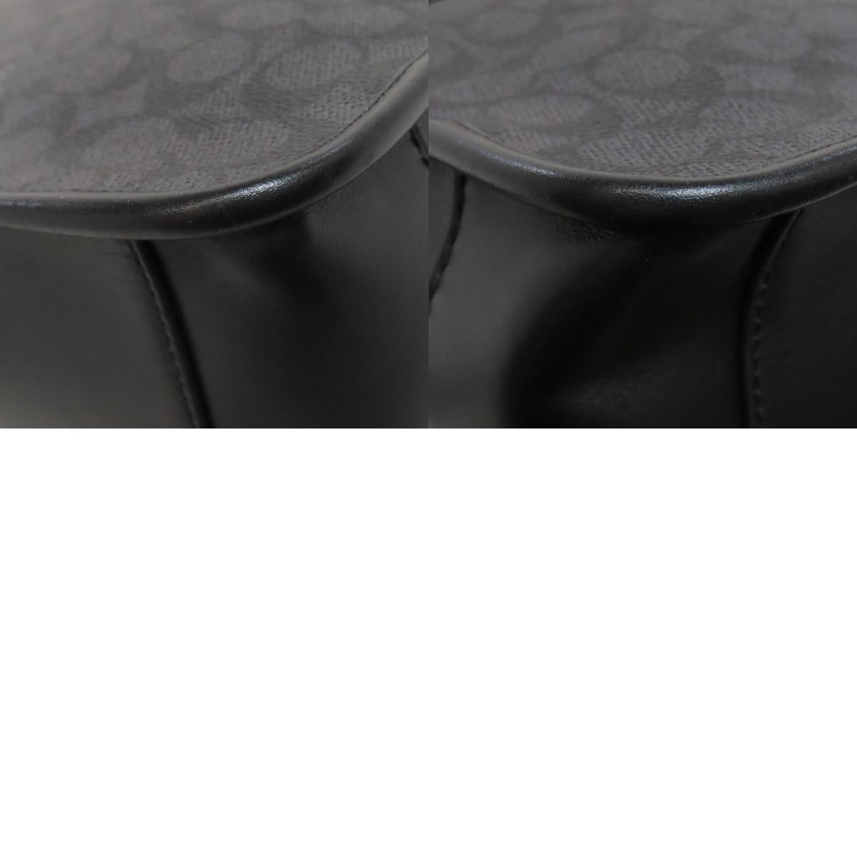 COACH CU202 League Messenger Signature Shoulder Bag PVC Ladies [Used]