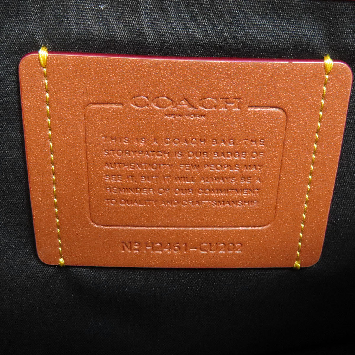 COACH CU202 League Messenger Signature Shoulder Bag PVC Ladies [Used]