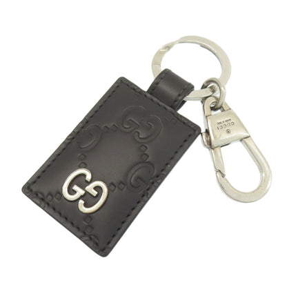 GUCCI GG signature guccissima key ring Leather Ladies [Used]