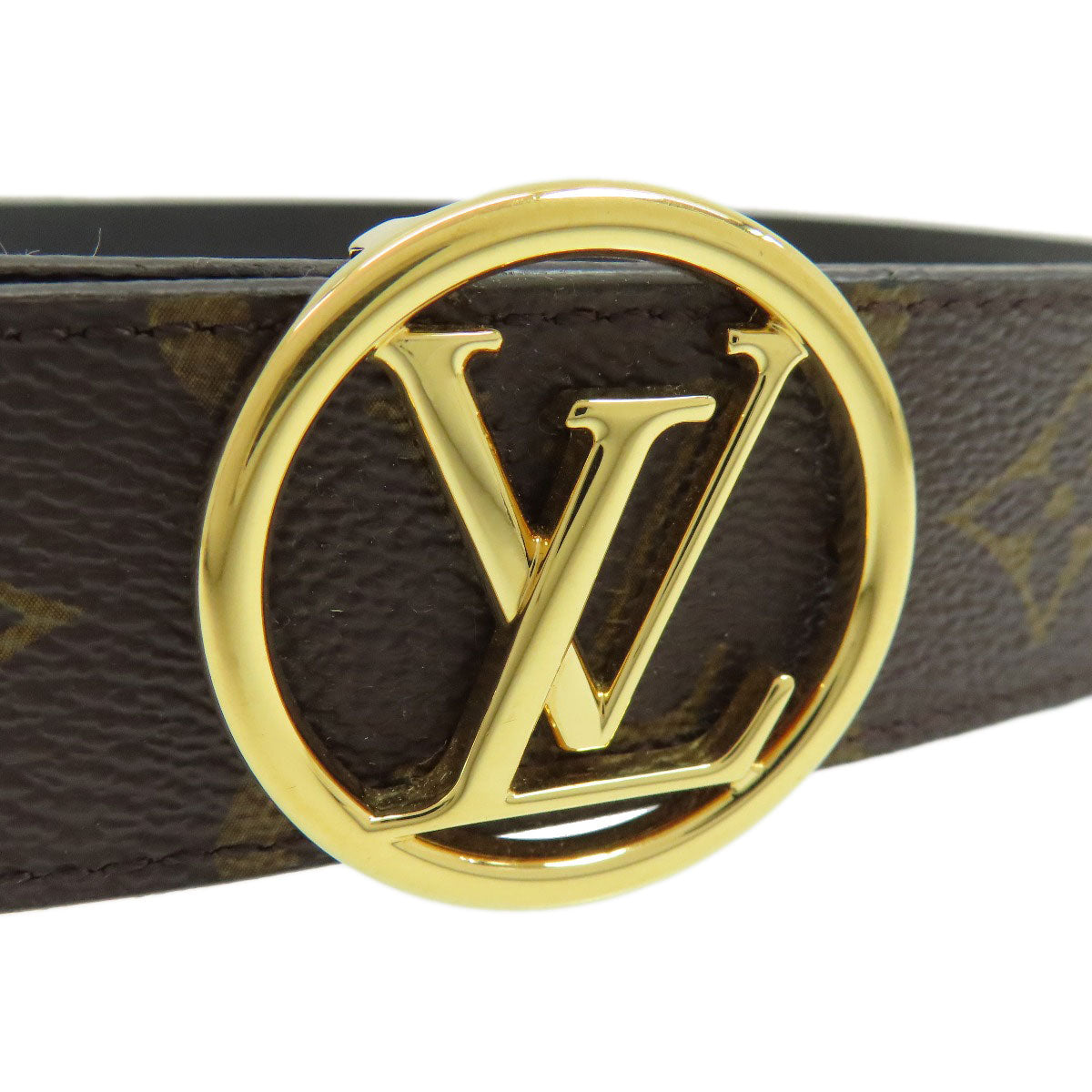 LOUIS VUITTON M9935 Suntur LV Circle belt Monogram canvas EpiLadies [Used]