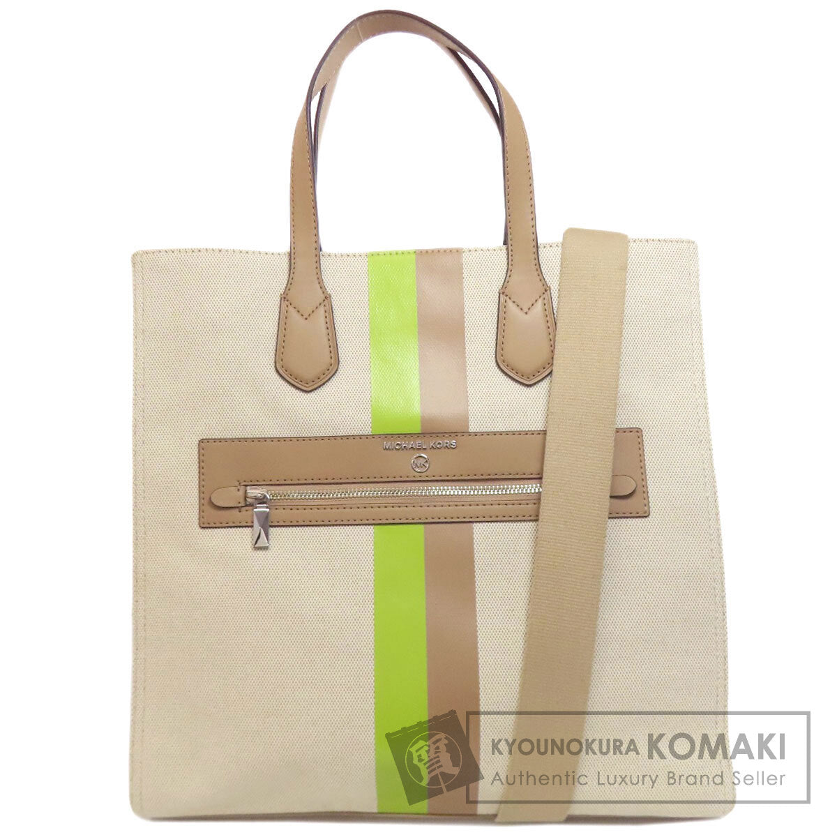 Michael Kors Kempner 2WAY Tote Bag Canvas Ladies [Used]