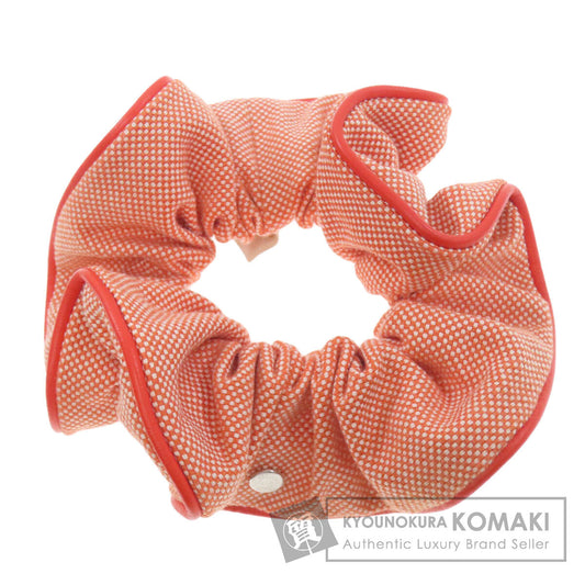 HERMES Scrunchie Claudia hair accessory Cotton Ladies [Used]
