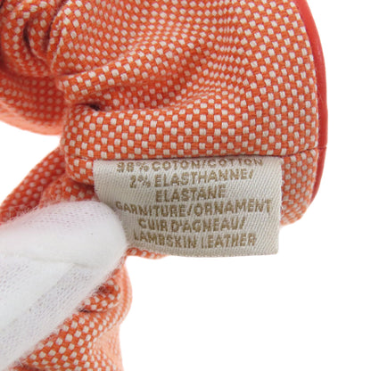 HERMES Scrunchie Claudia hair accessory Cotton Ladies [Used]