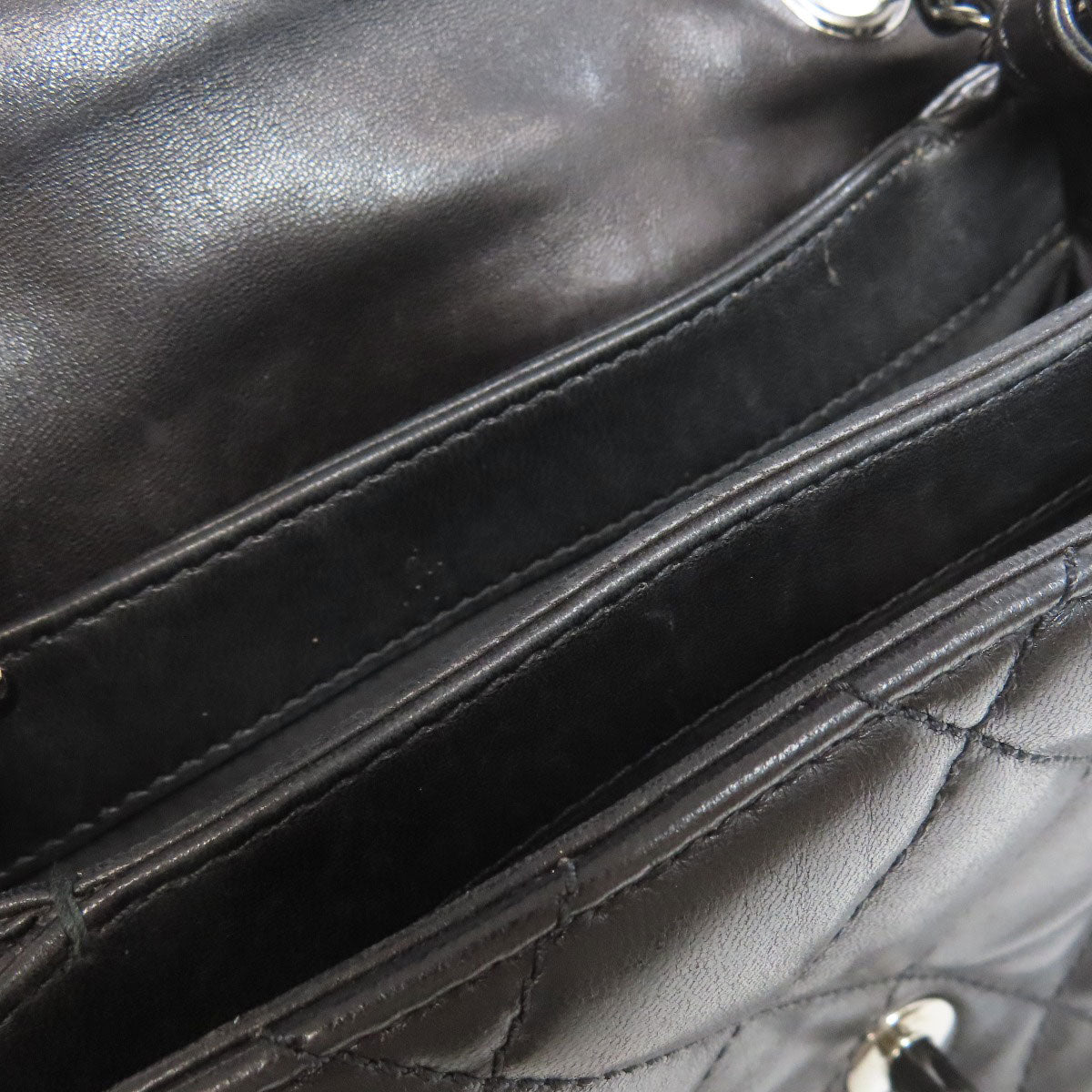 CHANEL COCO Mark Matelasse SilverHardware Shoulder Bag Lambskin Ladies [Used]