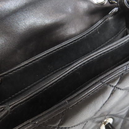 CHANEL COCO Mark Matelasse SilverHardware Shoulder Bag Lambskin Ladies [Used]