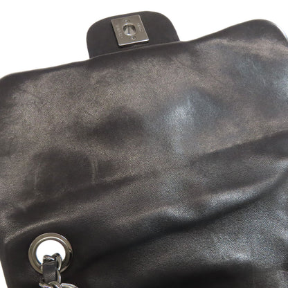 CHANEL COCO Mark Matelasse SilverHardware Shoulder Bag Lambskin Ladies [Used]