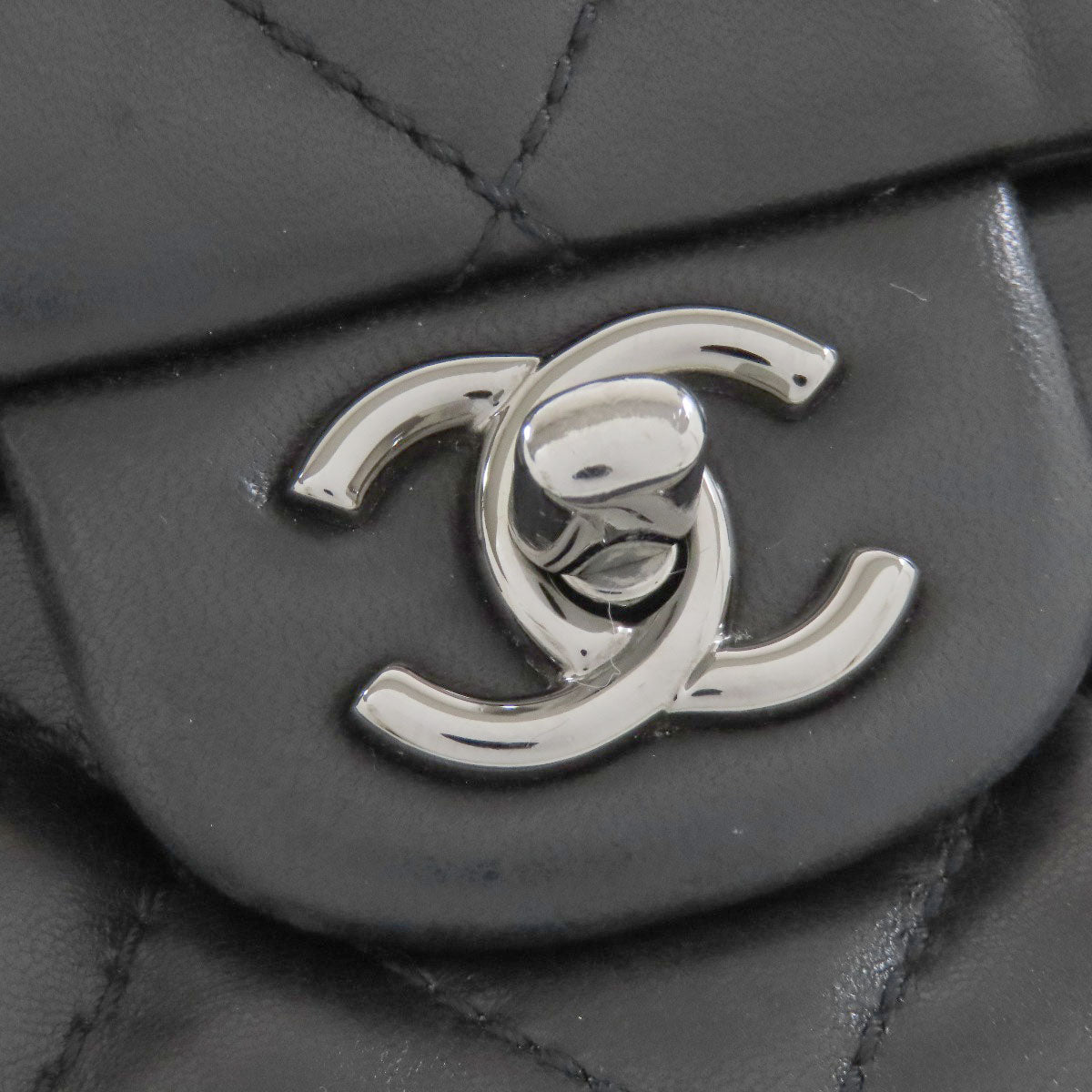 CHANEL COCO Mark Matelasse SilverHardware Shoulder Bag Lambskin Ladies [Used]