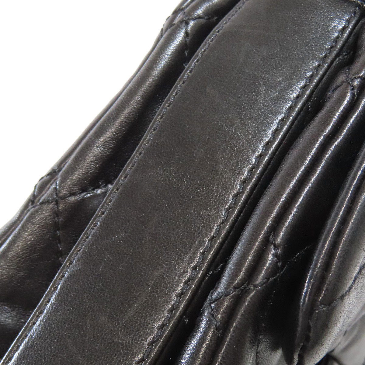 CHANEL COCO Mark Matelasse SilverHardware Shoulder Bag Lambskin Ladies [Used]