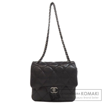 CHANEL COCO Mark Matelasse SilverHardware Shoulder Bag Lambskin Ladies [Used]