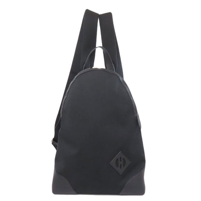 HERMES Slicked Back SilverHardware Backpack Â· Daypack Canvas CalfLadies [Used]