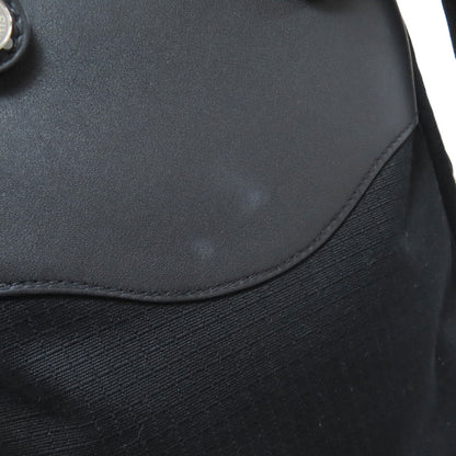 HERMES Slicked Back SilverHardware Backpack Â· Daypack Canvas CalfLadies [Used]