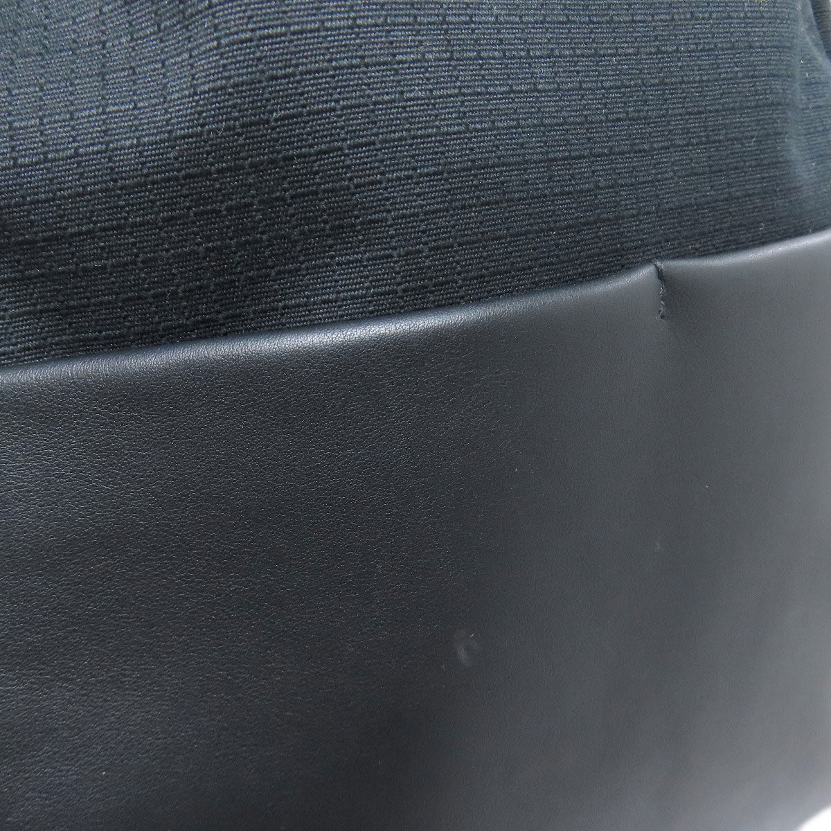 HERMES Slicked Back SilverHardware Backpack Â· Daypack Canvas CalfLadies [Used]