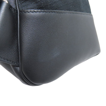 HERMES Slicked Back SilverHardware Backpack Â· Daypack Canvas CalfLadies [Used]