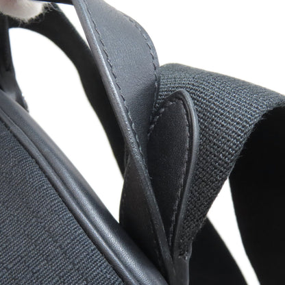 HERMES Slicked Back SilverHardware Backpack Â· Daypack Canvas CalfLadies [Used]