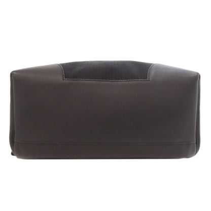 HERMES Slicked Back SilverHardware Backpack Â· Daypack Canvas CalfLadies [Used]