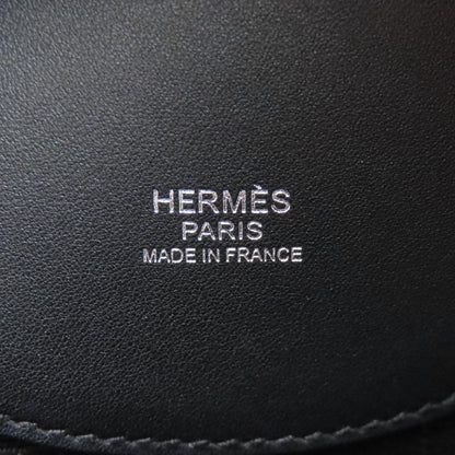 HERMES Slicked Back SilverHardware Backpack Â· Daypack Canvas CalfLadies [Used]