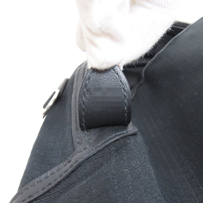 HERMES Slicked Back SilverHardware Backpack Â· Daypack Canvas CalfLadies [Used]