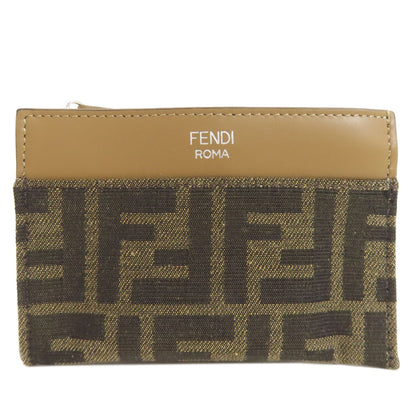 FENDI Zucca pattern coin purse Canvas Ladies [Used]