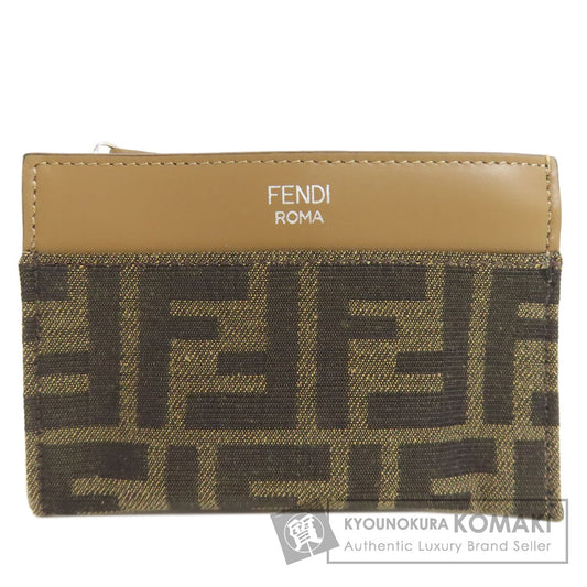 FENDI Zucca pattern coin purse Canvas Ladies [Used]