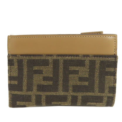 FENDI Zucca pattern coin purse Canvas Ladies [Used]