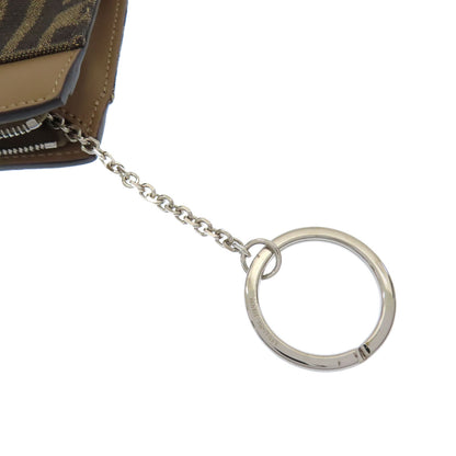 FENDI Zucca pattern coin purse Canvas Ladies [Used]