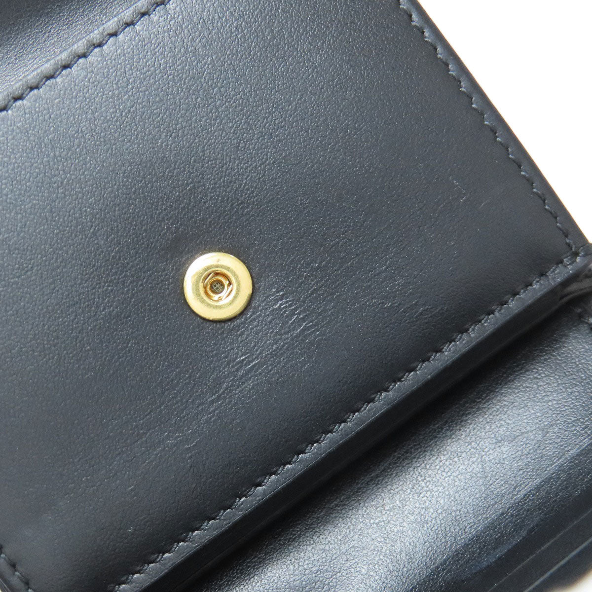 CELINE Triomphe Flap Bifold Wallet with Coin Pocket Calf Ladies [Used]